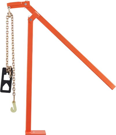 VEVOR 36 in T Post Puller, Heavy Duty Fence Post Pullers with Puller Plate & 47 in Lifting Chain, Labor-Saving T-Post Remover Tool for Round Fence Posts, Sign Posts & Tree Stumps