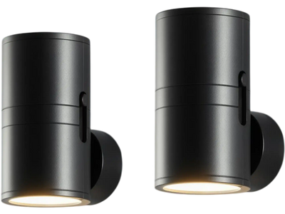 Vevor Night Lights Plug-In Dusk-to-Dawn Sensor 2-Pack Black New