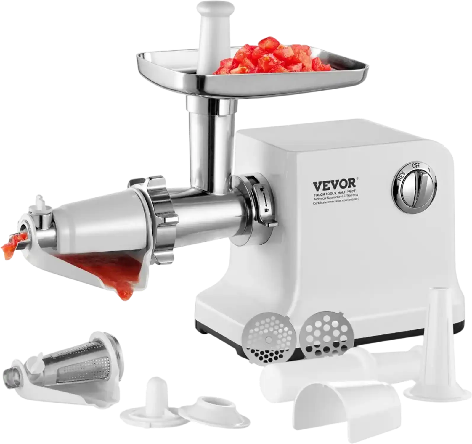 Vevor Tomato Strainer Electric Tomato Sauce Maker 700W 5.5 lbs/min New