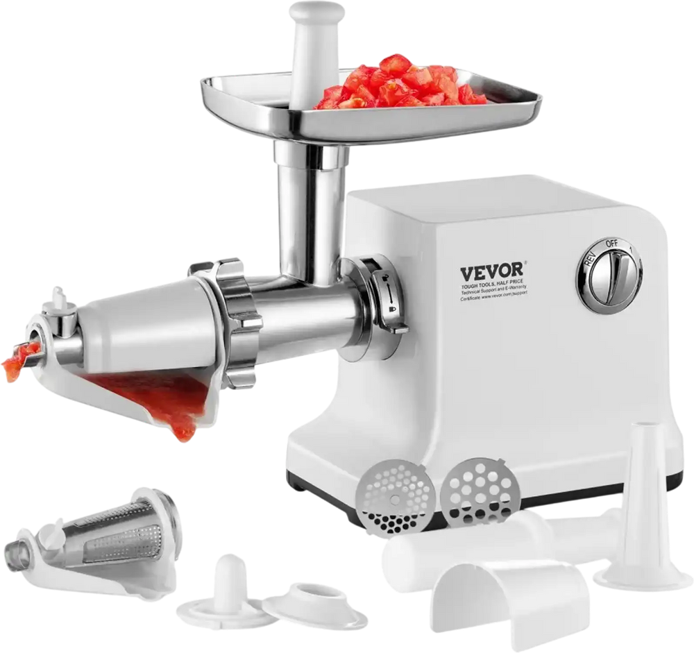 VEVOR Electric Tomato Strainer, 700W Tomato Sauce Maker Machine, 5.5 LBS/Min Food Strainer and Sauce Maker, Pure Copper Motor Food Mill with Reverse Function for Tomato Strawberry Blueberry Sauce