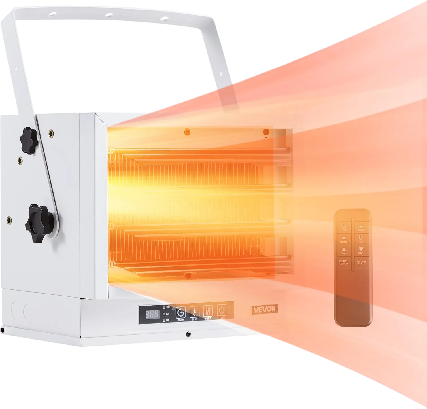 Vevor Electric Garage Heater 8500W Wall/Ceiling Mounted with Remote Control 240V New