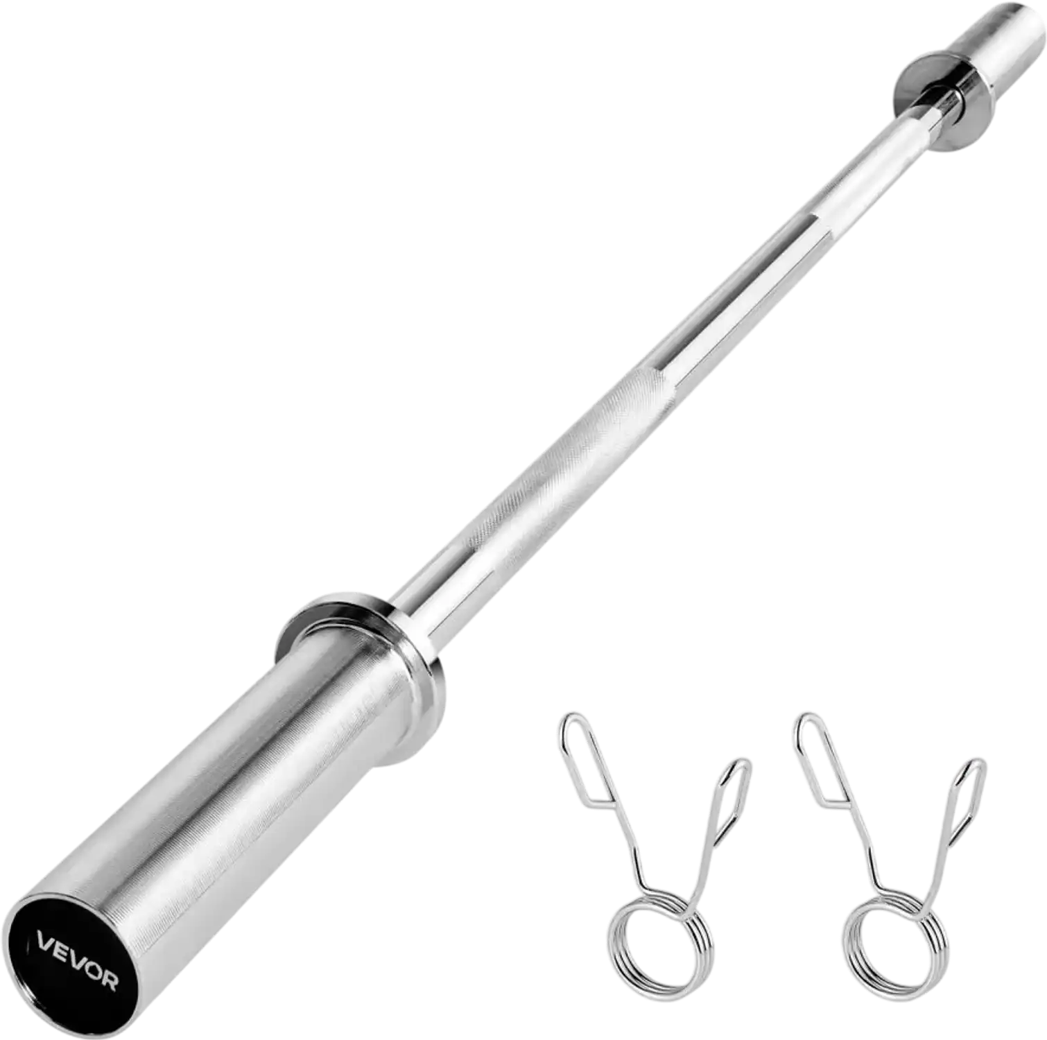 Vevor Barbell Bar 4' Chrome Plated Strength Training Bar New