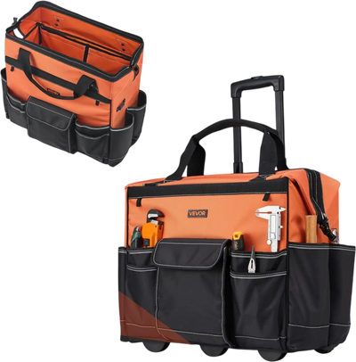 Vevor Rolling Tool Bag Heavy-Duty Tool Organizer with Wheels 20