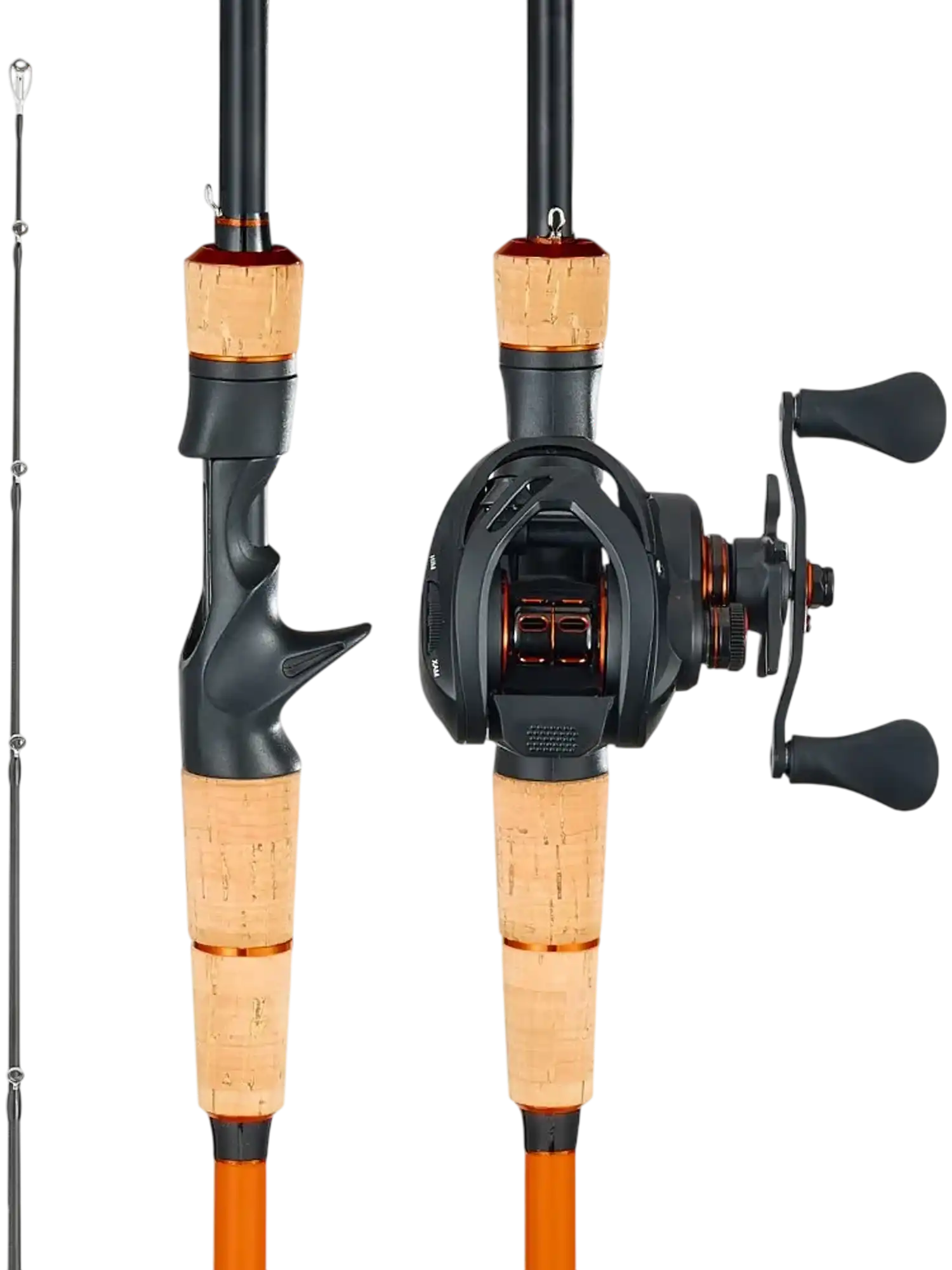 Vevor Rod and Reel Combo IM7 Carbon Fiber Baitcasting Bass Fishing Pole 7' New