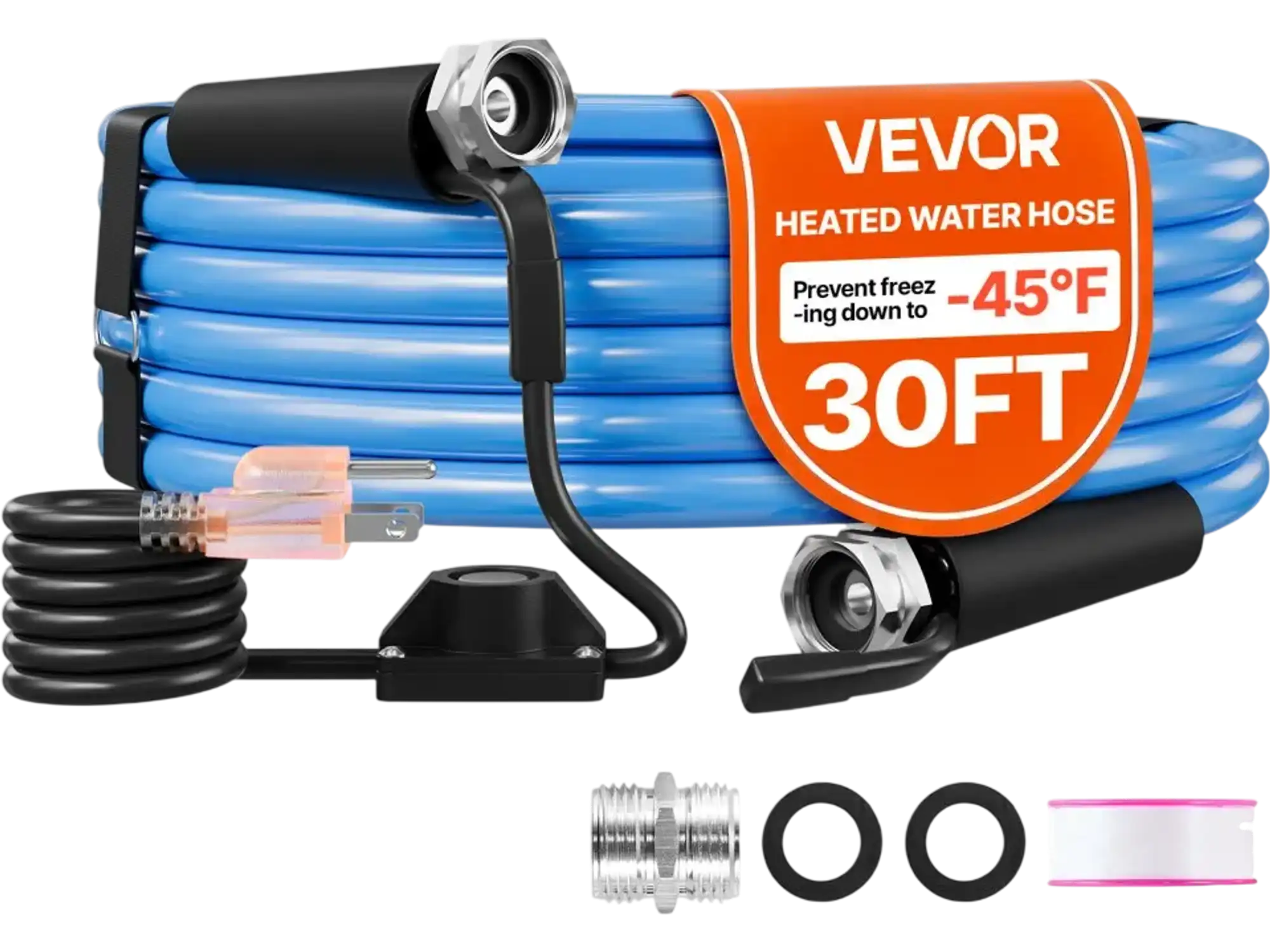 Vevor Heated Water Hose 30' RV Drinking Water Hose New