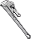 VEVOR Pipe Wrench, 18" Aluminum Straight Pipe Wrench, Adjustable Plumbing Wrench, with High Strength Jaw and Ergonomic Handle, Easy to Carry, Hangable Design, for Water Pipes, Automotive Repairs