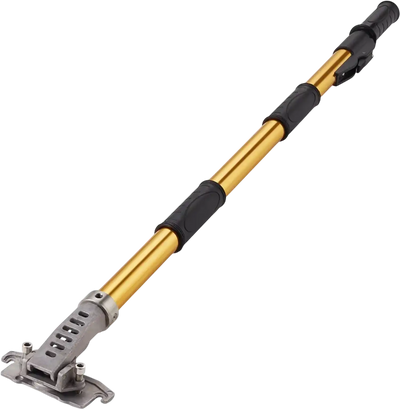 VEVOR Drywall Flat Box Handle, 40''-64'', Anodized Aluminum Flat Finishing Extension Handle, 5-Section Length Adjustable, Non-slip Grip and 360° Painting for Plasterboard, Wallboard, Sheetrock