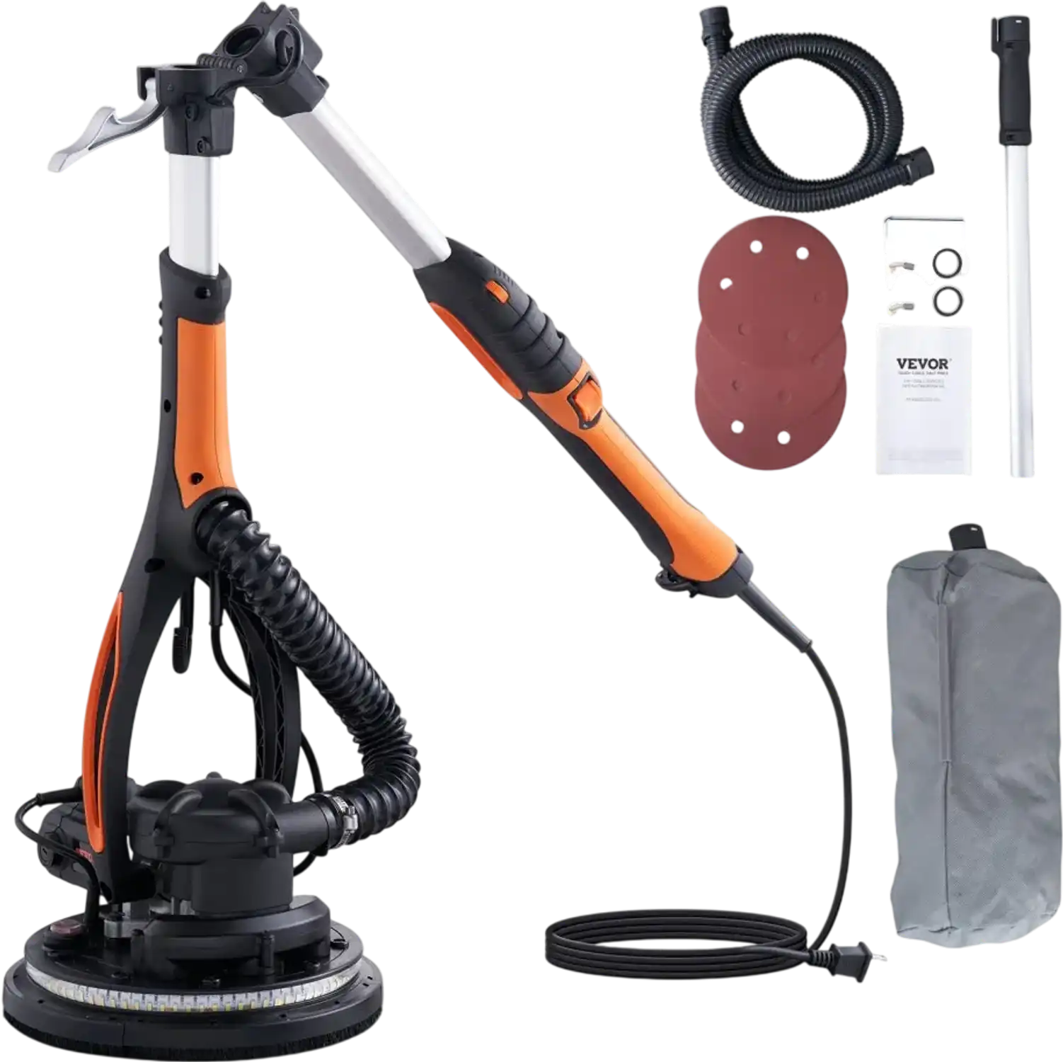 Vevor Drywall Sander Lightweight 900W Variable Speed Self-Suction New