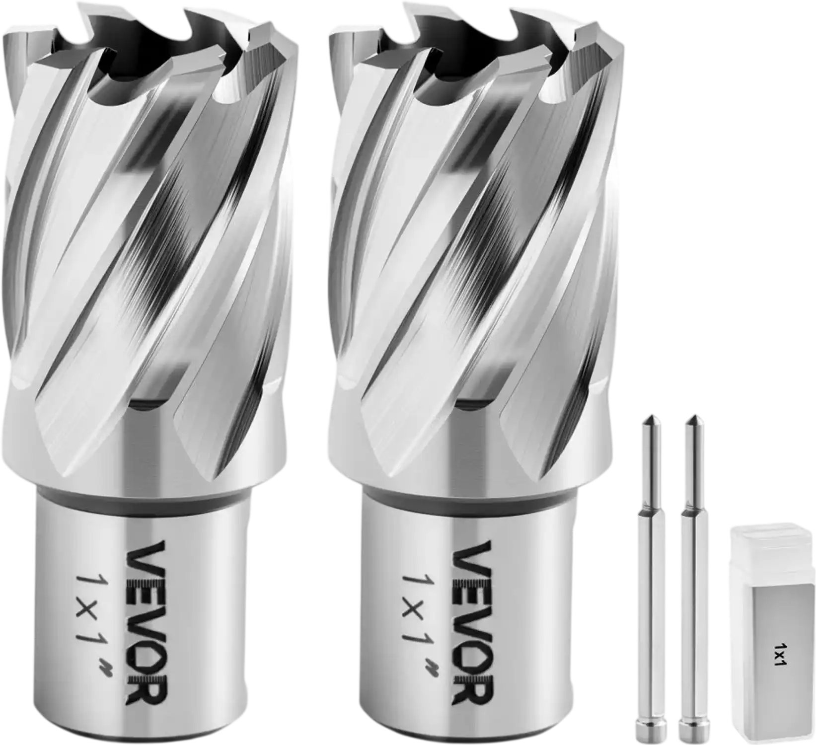 Vevor Annular Cutter Set 4-Pc Weldon Shank Mag Drill Bits Kit New