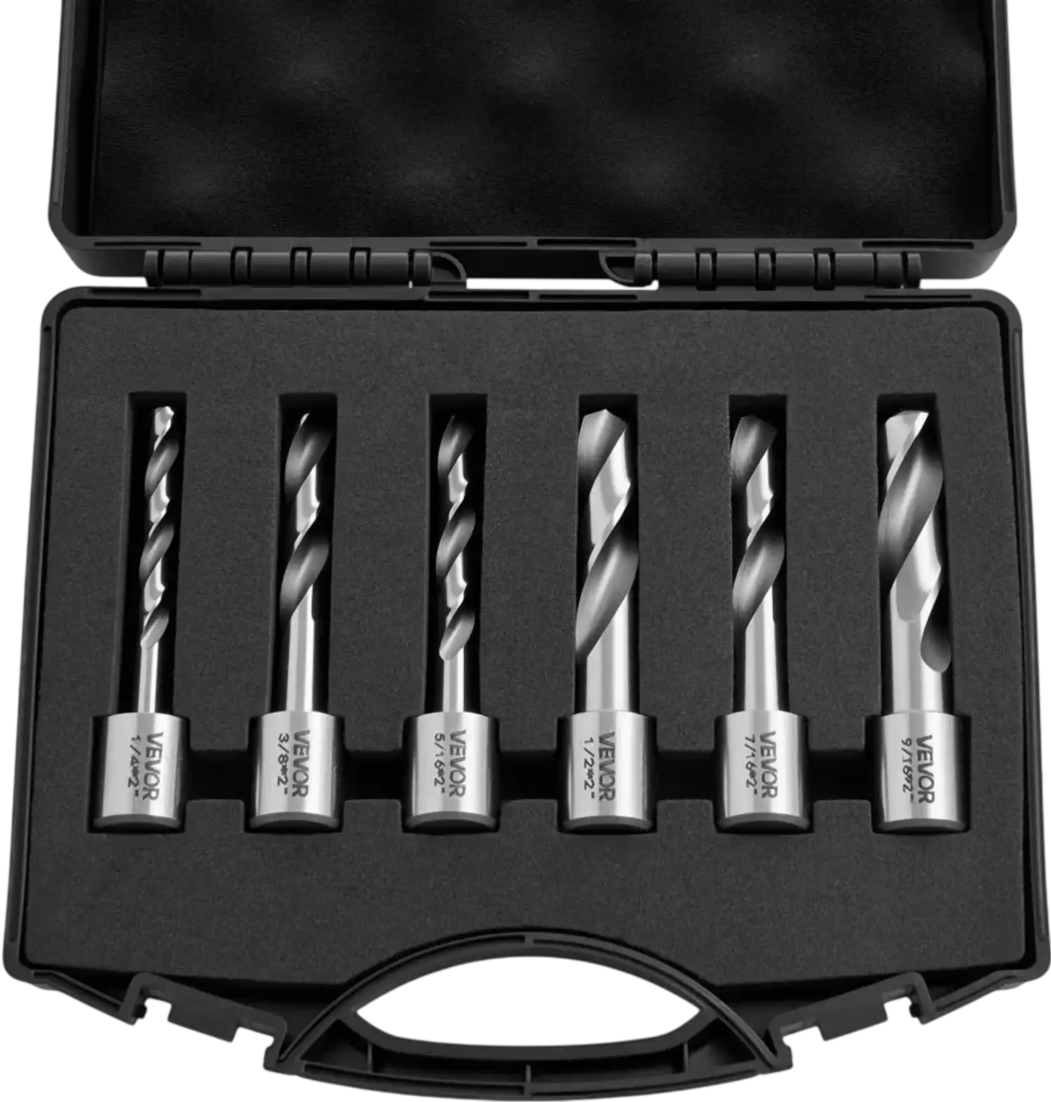 Vevor Annular Cutter Set 6-Pc Weldon Shank Mag Drill Bits Kit New