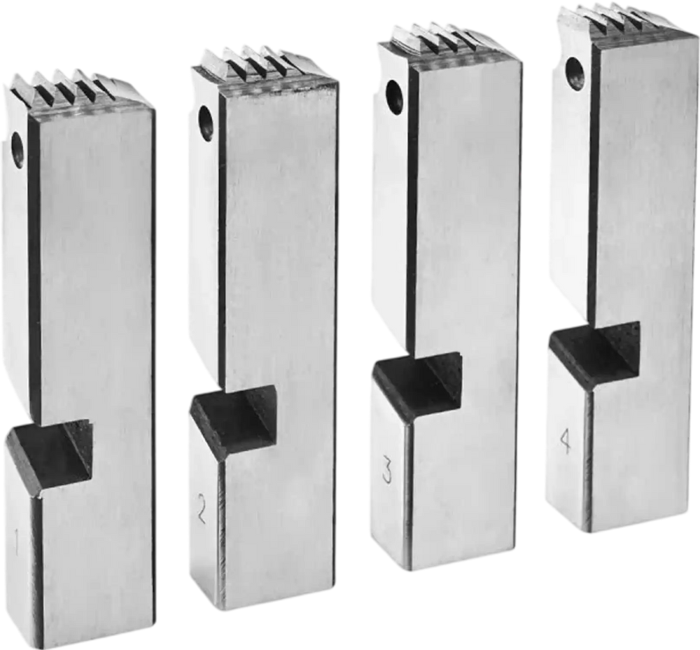 VEVOR Threading Machine Dies, 2-1/2" to 4" NPT Pipe Dies(4 Packs), Right-Handed HSS Pipe Threading Dies, Fit VEVOR Integrated Pipe Threading Machines