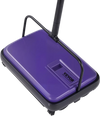 VEVOR Carpet Sweeper Manual, Floor Sweeper with 300 ml Dustbin Capacity Easy to Empty, 6.7 inch Cleaning Width for Home Office Carpets Pet Hair Dust, Purple