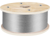 VEVOR 316 Stainless Steel Wire Rope 500ft Length, Steel Wire Cable 3/16 Inch, Steel Cable Railing Decking With 1x19 Strands Construction, 4700lbs Breaking Strength For Stair, Handrail, Clothesline