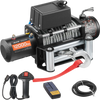 VEVOR Electric Winch, 12000 lbs Load Capacity, 12V DC Truck Winch with Φ7/20 in x 85 ft Steel Rope, Wireless & Wired Remote Control, Suitable for Towing SUV Jeep Trailer Boat Off-Road Vehicle