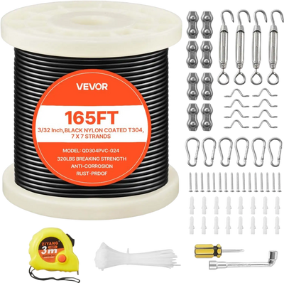 Vevor Wire Rope Kit 3/32