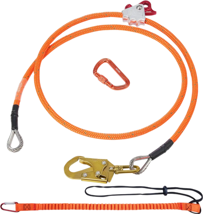 Vevor Flipline 8' Steel Core Arborist Climbing Lanyard New