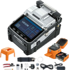 VEVOR Fiber Fusion Splicer 6 Motors with 6s Splicing & 15s Heating, 7800mAh Core Alignment Fiber Optical Splicer, 5" Touch Screen, 3 in 1 Fiber Holder, App Bluetooth Connectivity for SM MM DS NZDS