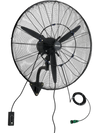 VEVOR Wall Mount Fan, 30 in Wall Mounted Hanging Fan with Oscillating & Mist, IP44-rated, 3-Speed, Powerful Air Reach, Mechanical Control, Long Airflow for Industry, Commercial, Garage, Workshop, Gym