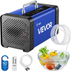 VEVOR Ozone Generator, 45000mg/h Commercial Ozone Machine, with 15s Delayed Start & Dual-Hose Water Mode & LCD Touchscreen, Industrial Deodorizer for Car, Smoke, Home Odors, Up to 3800 sq.ft
