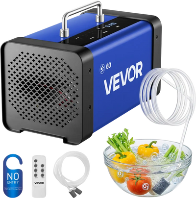 Vevor Ozone Generator 60000 mg/h Commercial Deodorizer Machine New