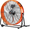 VEVOR Drum Fan, 24 Inch High Velocity Industrial Shop Fan, Heavy Duty Commercial Use 3-Speed 8600CFM, 360°Adjustable Tilting,0-2h Timer Industrial Floor Fan for Warehouse,Workshop,Factory, Basement