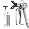VEVOR Airless Paint Spray Gun, 3600PSI High Pressure Airless Paint Sprayer Gun with 517 Tip, Swivel Joint Airless Spray Gun Kit with Filters, Cleaning Needle and Brush, for Airless Spraying Machine