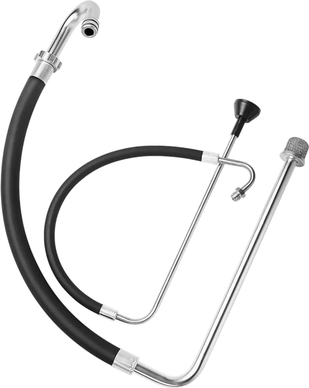VEVOR Suction Hose Tube and Reflux Line Sets, Aluminum Alloy an Rubber Suction Hose and Reflux Line Set, Paint Sprayers Tool Part, Compatible with Multiple Airless Spraying/Line Painting Machine