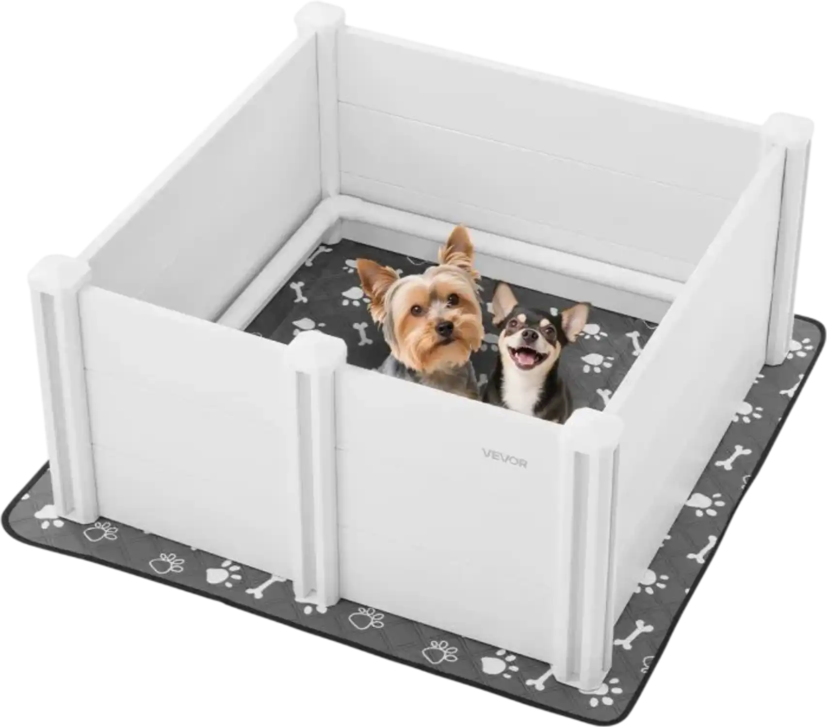 Vevor Dog Whelping Box 38.6 x 38.6 x 18.1