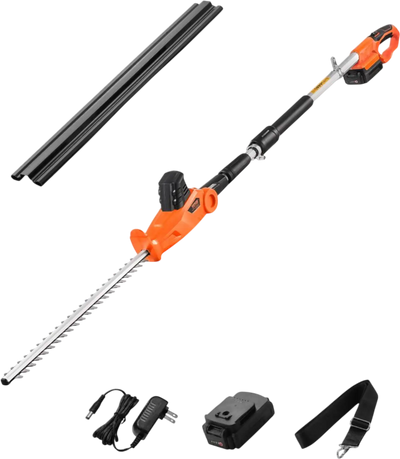 Vevor Hedge Trimmer Cordless Electric Extendable 20