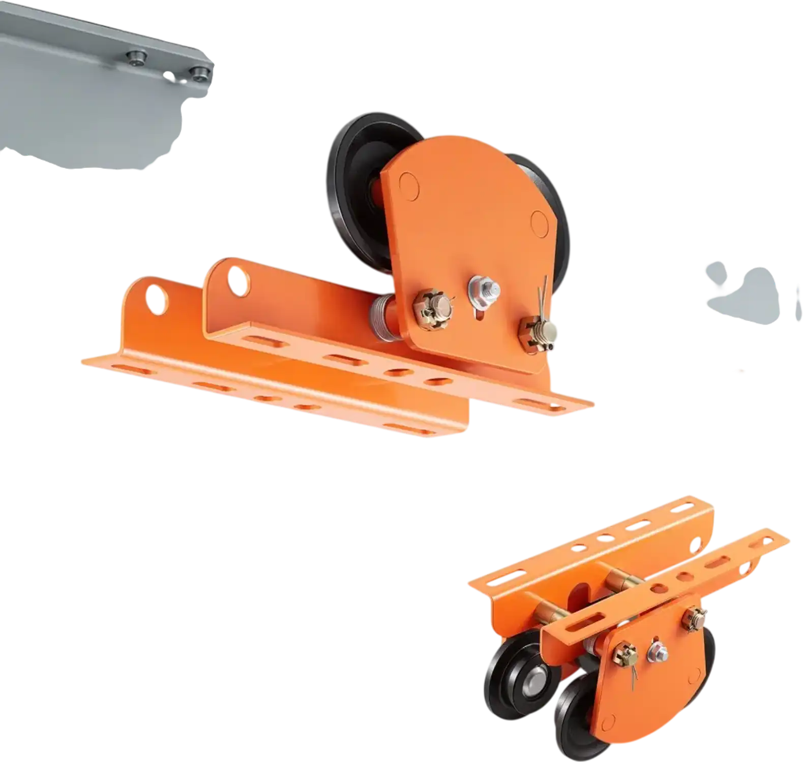 Vevor Manual Trolley Electric Hoist Push Beam Trolley 2200 lbs 1 Ton New