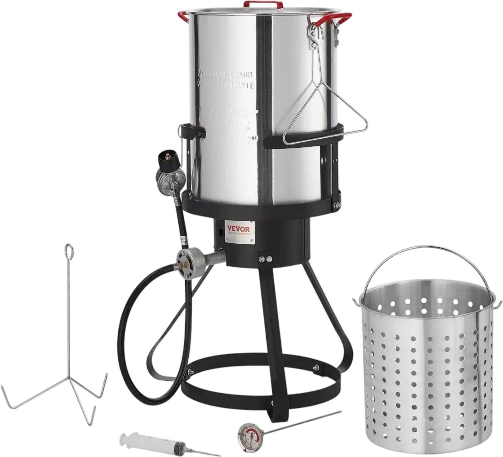 Vevor Turkey Fryer 30-Qt Propane Boiler Steamer Cooker Set New