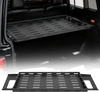 VEVOR Rear Trunk Cargo Rack, for 2021-2026 Ford Bronco 4 Door Hardtops (Exclude Bronco Sport), 300 lbs Capacity, Carbon Steel Basket Tray Interior Storage Luggage Carrier with Net, Back Shelf Stand Organizer for Camping Trip Gear, Black
