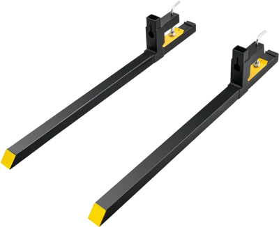 VEVOR Clamp on Pallet Forks, 2000 lbs Capacity Pallet Forks, 60