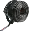 VEVOR Synthetic Winch Rope, 1/2 Inch x 92 Feet 32,000 lbs Synthetic Winch Line Cable Rope with Protective Sleeve + Forged Winch Hook + Pull Strap, Universal Fit for SUV, Large Off-Road Vehicle, Truck