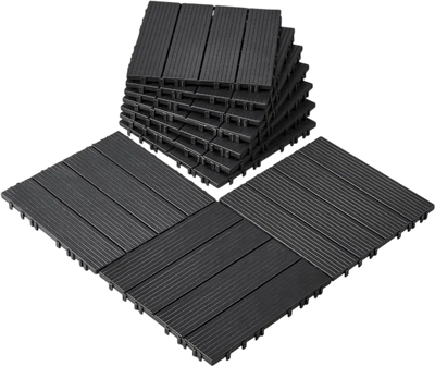 Vevor Deck Tiles Interlocking Outdoor Flooring 10-Pack 12