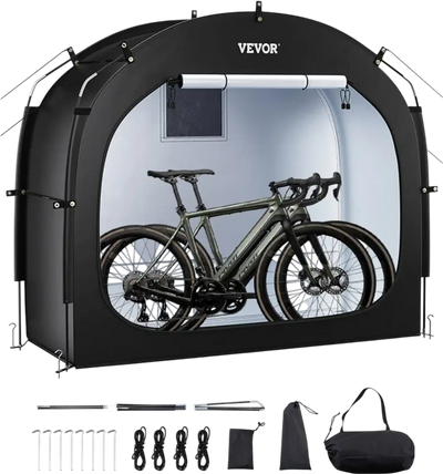 Vevor Bike Storage Tent Outdoor Waterproof Shelter for 1 to 2 Bikes New