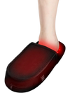 VEVOR Red Light Therapy for Foot, 660nm & 850nm Red Light Therapy Slipper with 120 LEDs & 10 Hz/40 Hz Pulse Mode, Double-Sided LED Light Therapy Shoe for Foot Toe Instep Sole Pain Relief, Muscle Relax