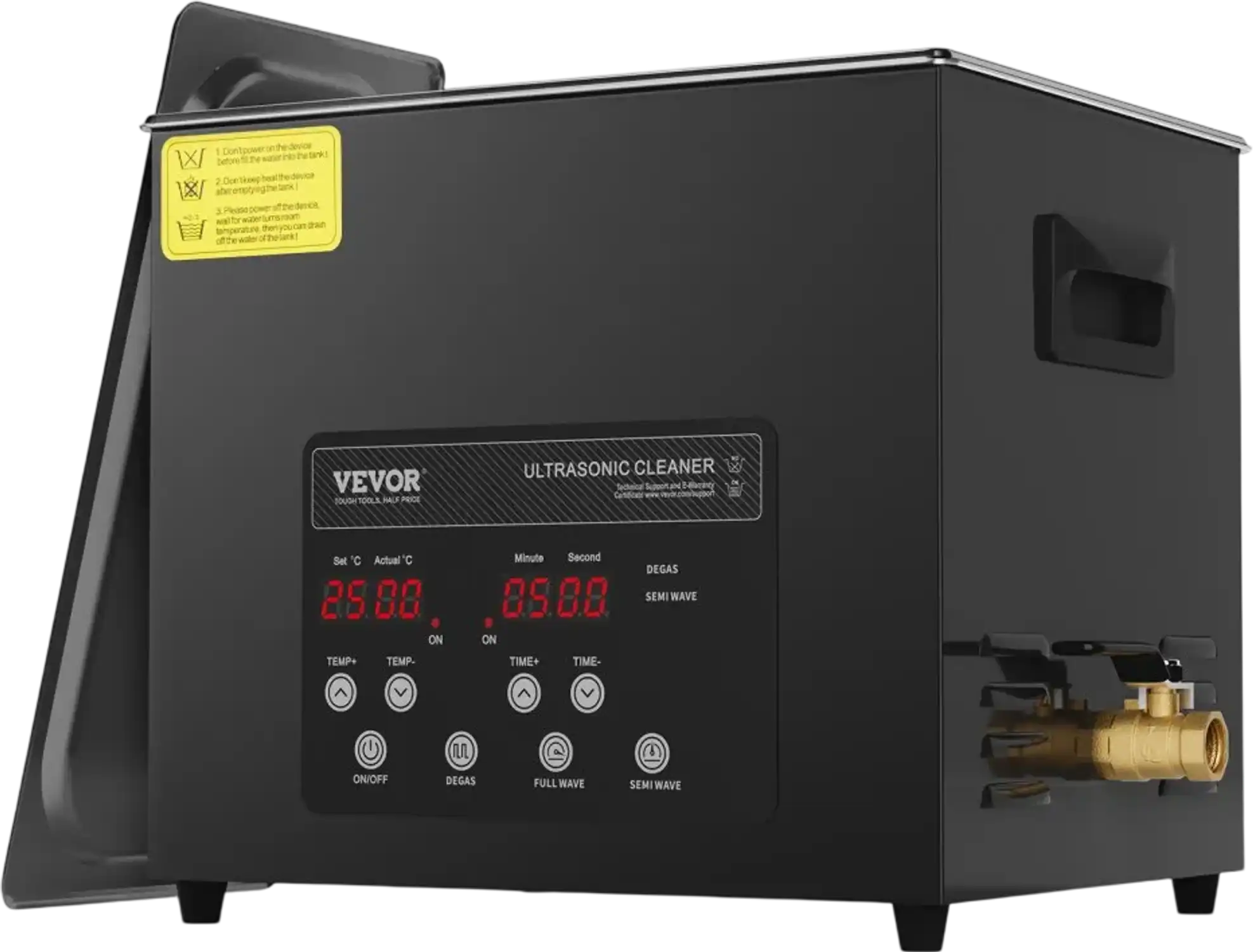 Vevor Ultrasonic Cleaner 10L Digital Cleaning Machine with Heater & Timer New