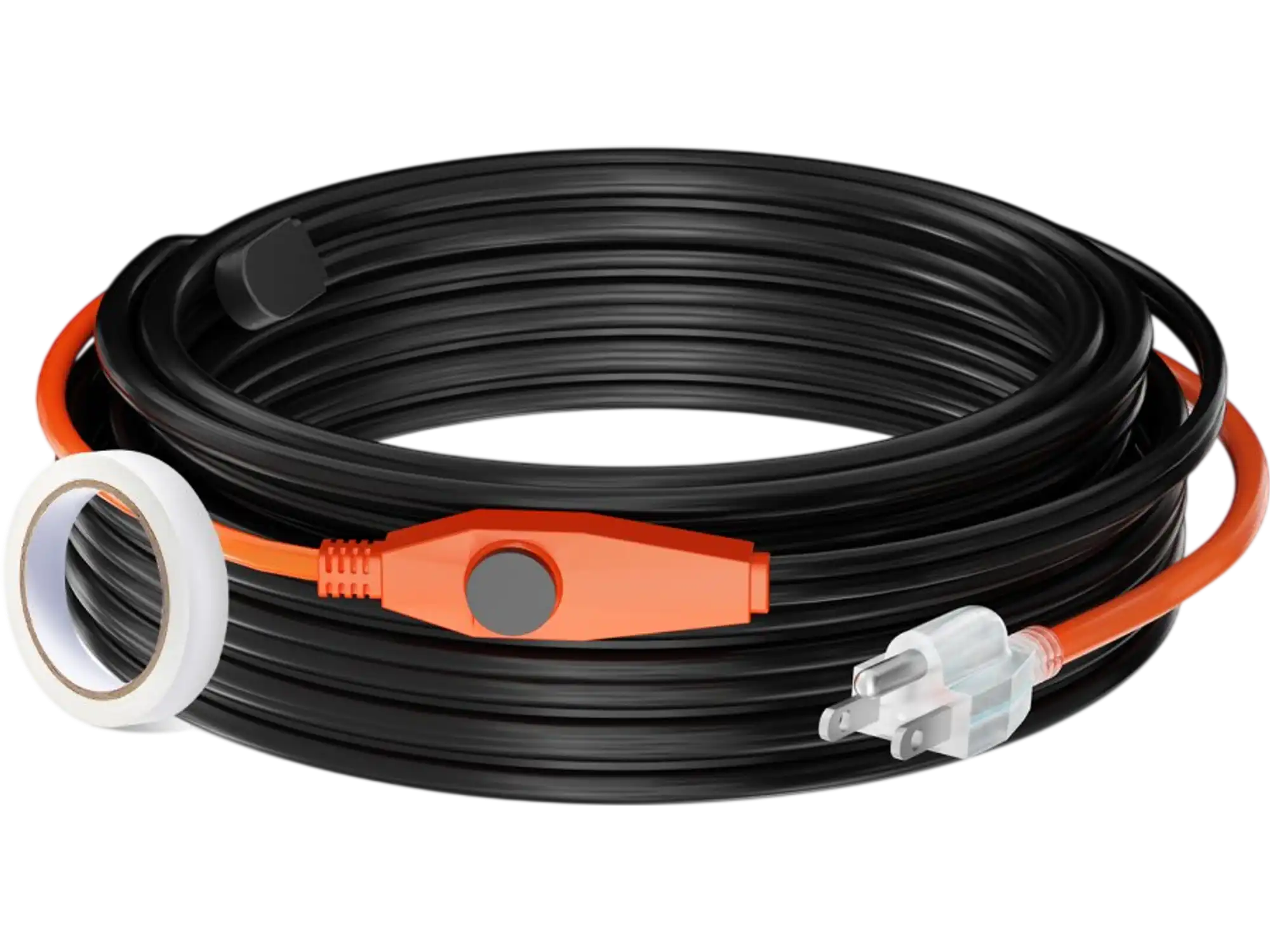 Vevor Pipe Heating Cable 60' 7W/FT with Built-In Thermostat New