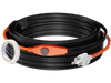 VEVOR Pipe Heating Cable, 60FT 7W/FT Heat Tape for Pipes with Built-in Thermostat, Water Pipe Heat Cable Protects PVC Hose, Metal and Plastic Pipe from Freezing