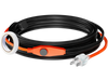 VEVOR Pipe Heating Cable, 18FT 7W/FT Heat Tape for Pipes with Built-in Thermostat, Water Pipe Heat Cable Protects PVC Hose, Metal and Plastic Pipe from Freezing