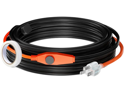 Vevor Pipe Heating Cable 30' 7W/FT Built-In Thermostat Heat Tape New