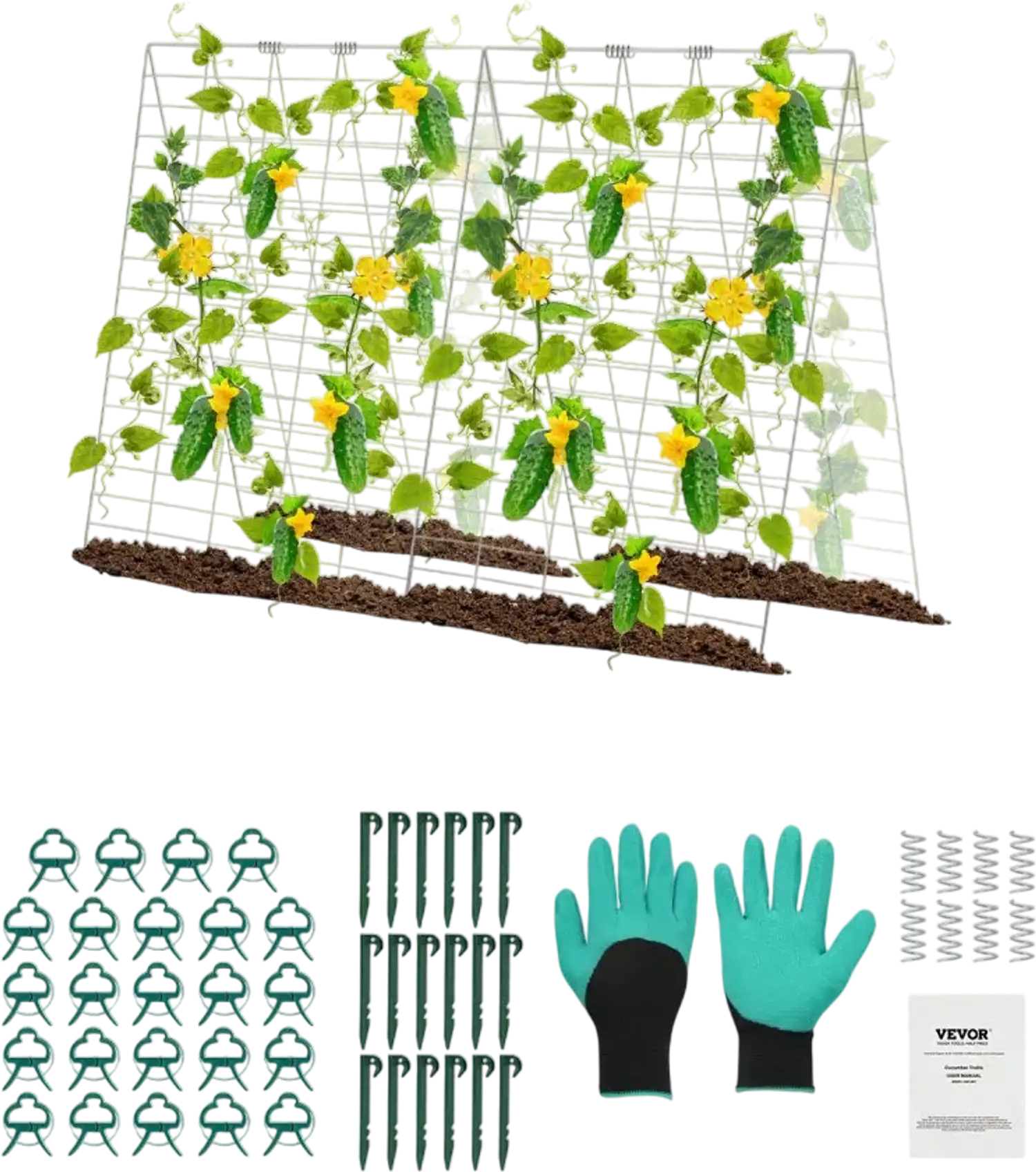 Vevor Garden Trellis A-Frame Cucumber Trellis 35