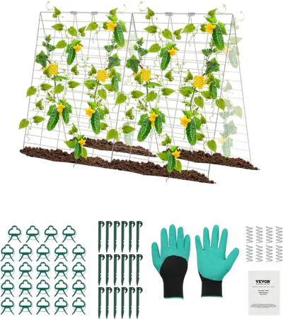 Vevor Garden Trellis A-Frame Cucumber Trellis 35