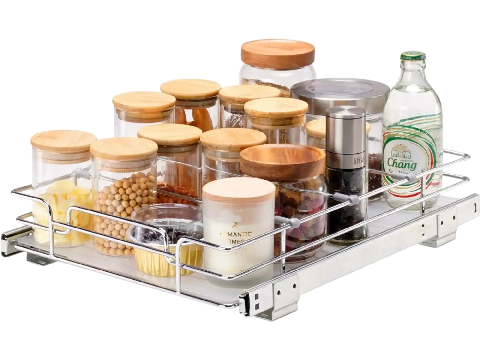Vevor Pull Out Cabinet Organizer Heavy Duty Slide-Out Pantry Shelf New