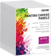 VEVOR Canvas Boards for Painting, 11 x 14 Inch White Canvases for Painting, 48 Pack Painting Canvas Panels for Sketching, Acrylic and Oil Painting, Watercolor, Paint Canvas for Kids and Professionals