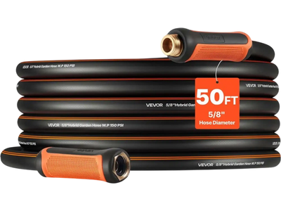VEVOR Garden Hose, 50 ft 5/8
