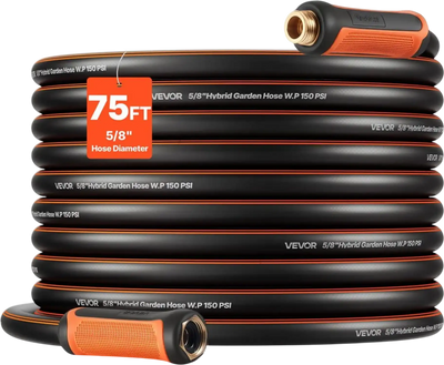 VEVOR Garden Hose, 75 ft 5/8