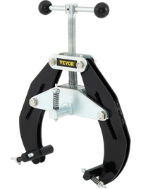 VEVOR Pipe Clamp, 2 to 6 in, High Strength Ultra Clamp with Quick Acting Screws, Steel Pipe Alignment Tool with Lightweight Design, Black
