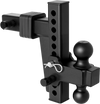 VEVOR Adjustable Trailer Hitch, Fit 2 Inch Receiver, Trailer Hitch Mount with 2 Inch & 2-5/16 Inch Balls, 18500 lbs GTW, 8 Inch Drop, Towing Ball Mounts for RVs, Off-Road Vehicles and Trucks, Black